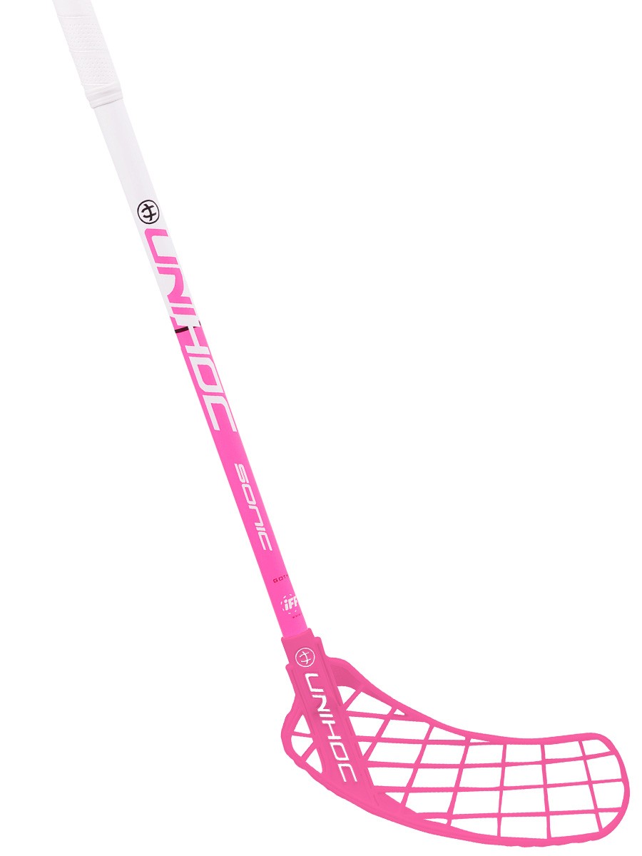 Unihoc Innebandyklubba SONIC Top Light II 29 white/cerise Unihoc Innebandyklubba SONIC Top Light II 29 white/cerise